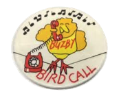 buzby badge - bird call
