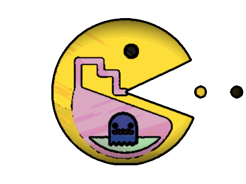 Pacman eats pills