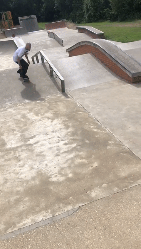 benji skate board trick
